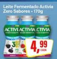 Leite Fermentado Activia Zero Sabores