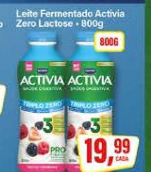 Leite Fermentado Activia Zero Lactose