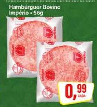 Hambúrguer Bovino Império - 56g