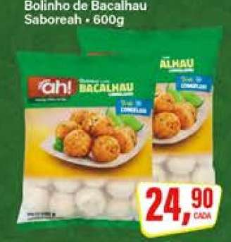 Bolinho de Bacalhau Saboreah