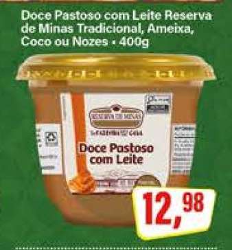 Doce Pastoso com Leite Reserva de Minas