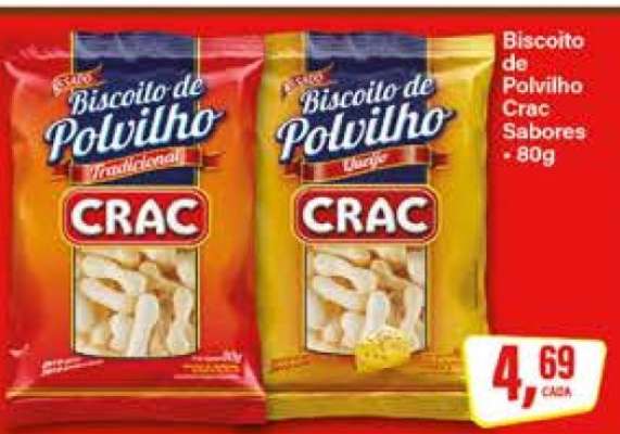 Biscoito de Polvilho Crac Sabores