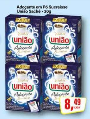 Adoçante em Pó Sucralose União Sachê