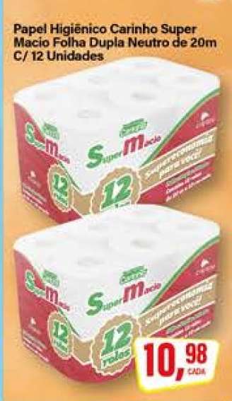 Papel Higiênico Carinho Super Macio