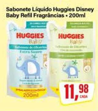 Sabonete Líquido Huggies Disney Baby Refil Fragrâncias