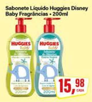 Sabonete Líquido Huggies Disney Baby Fragrâncias