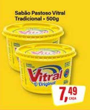 Sabão Pastoso Vitral Tradicional