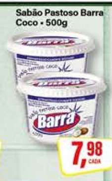 Sabão Pastoso Barra Coco