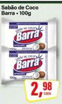 Sabão de Coco Barra