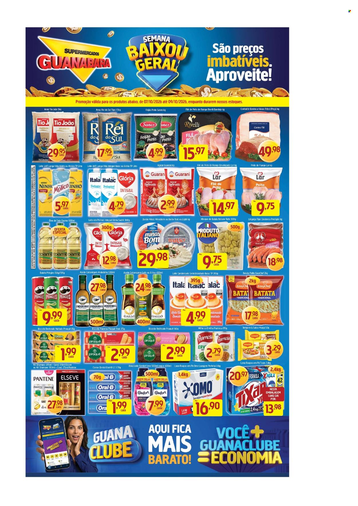 Folheto Supermercados Guanabara - 07/10/2026 - 09/10/2026. Página 1