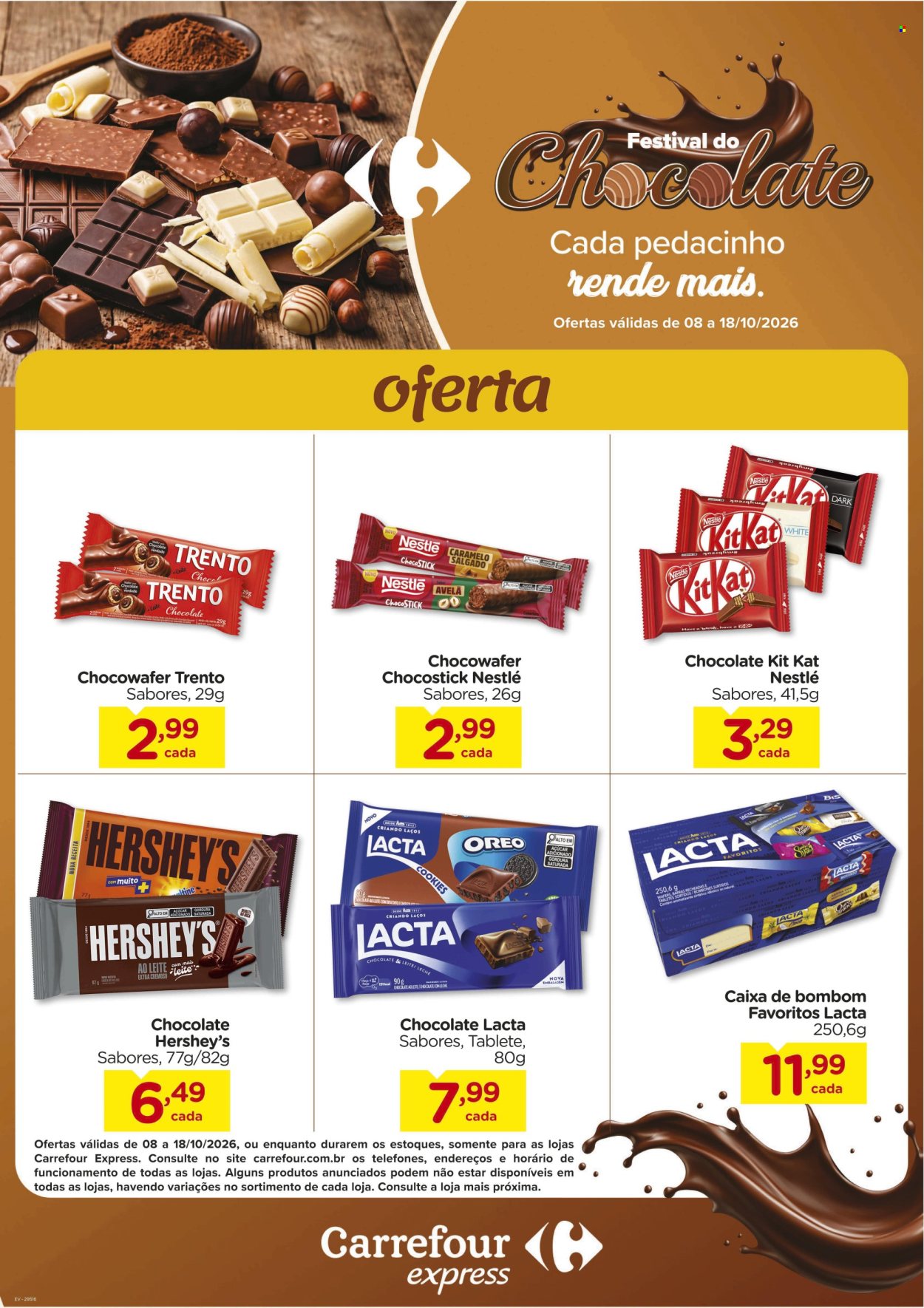 Folheto Carrefour - 08/10/2026 - 18/10/2026. Página 1