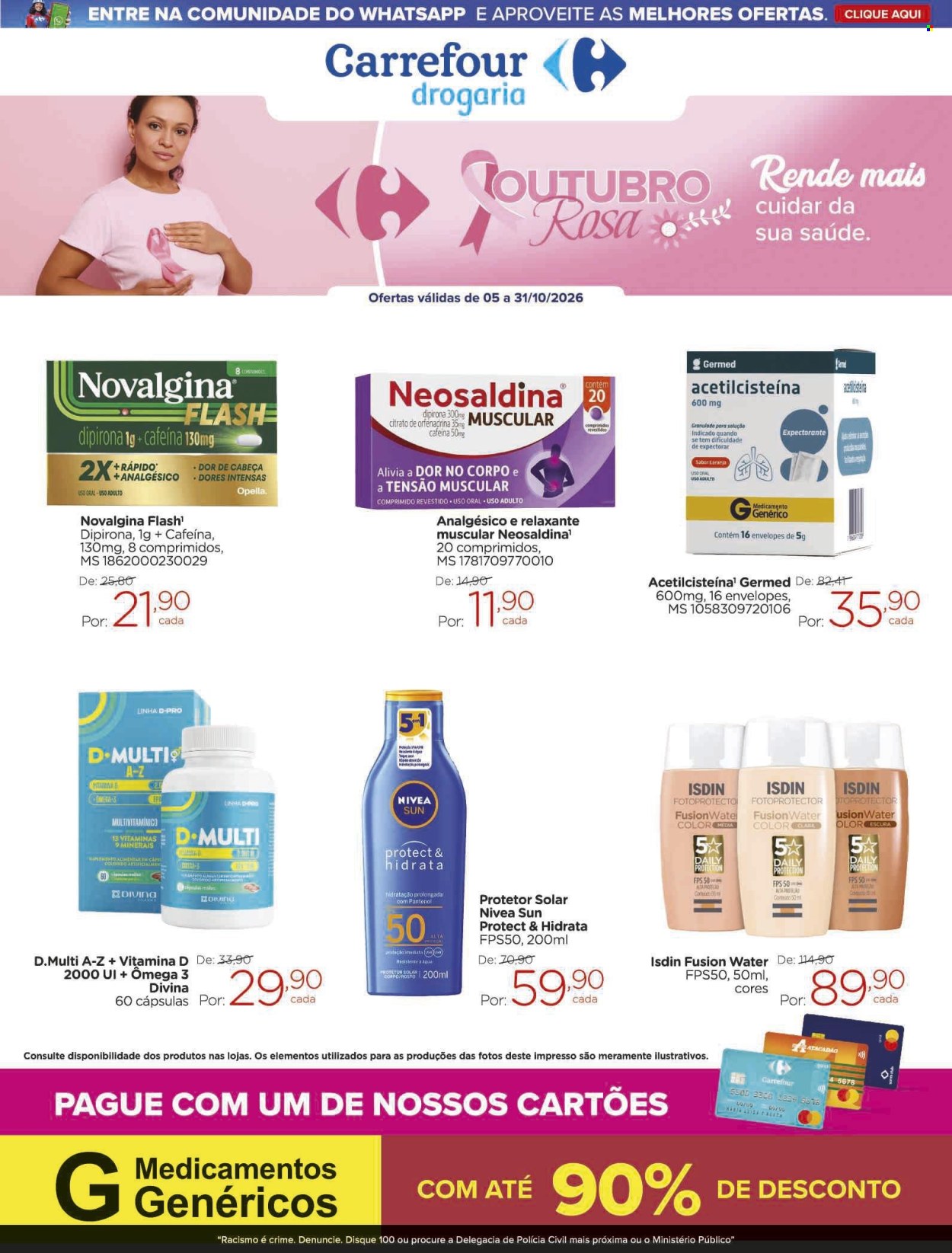 Folheto Carrefour Hiper - 05/10/2026 - 31/10/2026. Página 1