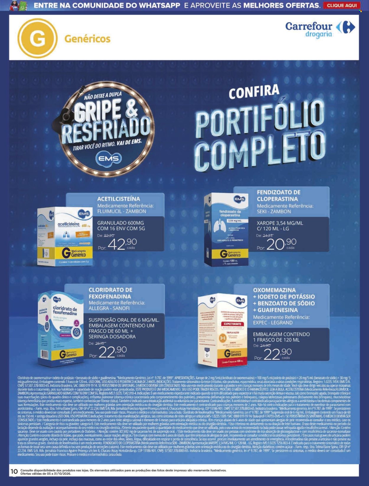 Folheto Carrefour Hiper - 05/10/2026 - 31/10/2026. Página 10