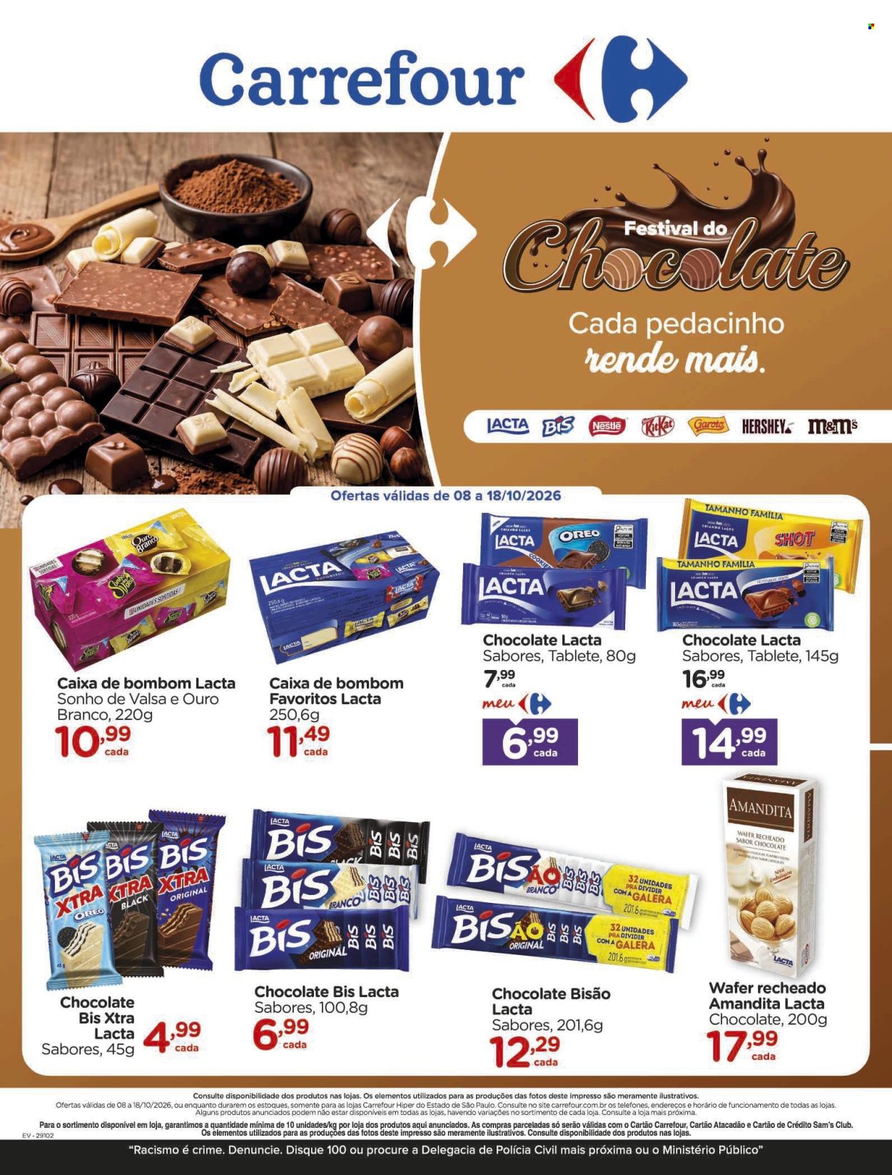 Folheto Carrefour Hiper - 08/10/2026 - 18/10/2026. Página 1