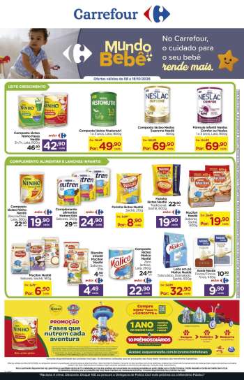 Folheto Carrefour - 08/10/2026 - 18/10/2026.