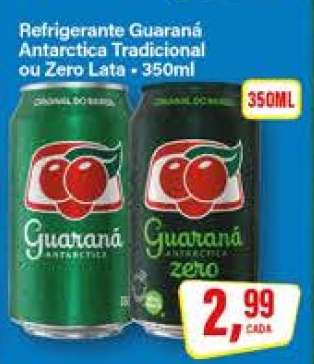 Refrigerante Guaraná Antarctica Tradicional ou Zero Lata