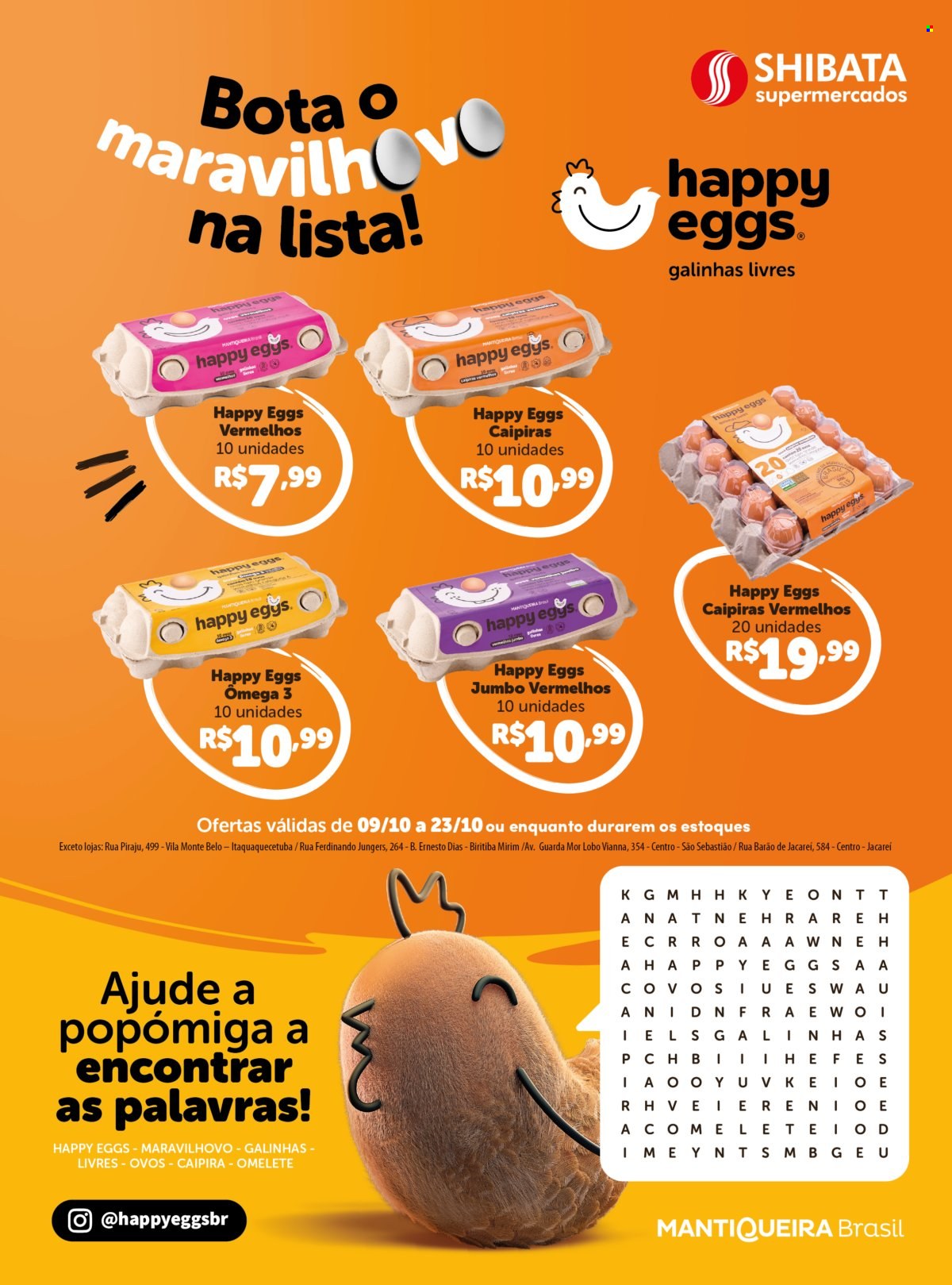 Folheto Shibata Supermercados - 09/10/2026 - 23/10/2026. Página 1