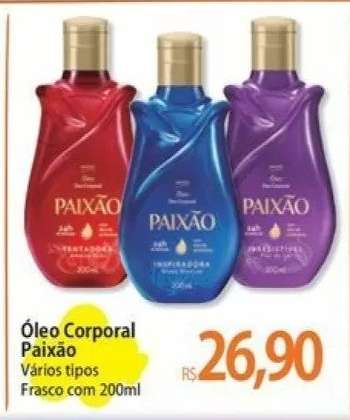 Óleo Corporal Paixão