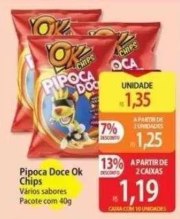 Pipoca Doce Ok Chips