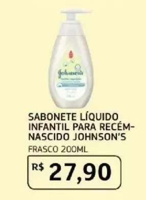 SABONETE LÍQUIDO INFANTIL PARA RECÉM-NASCIDO JOHNSON'S
