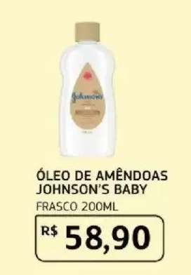 ÓLEO DE AMÊNDOAS JOHNSON'S BABY