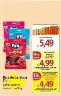 Bala de Gelatina Fini