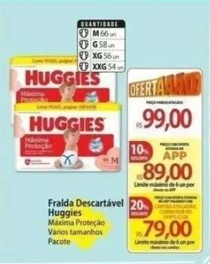 Fralda Descartável Huggies
