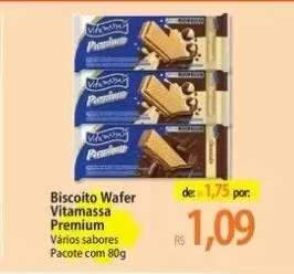 Biscoito Wafer Vitamassa Premium