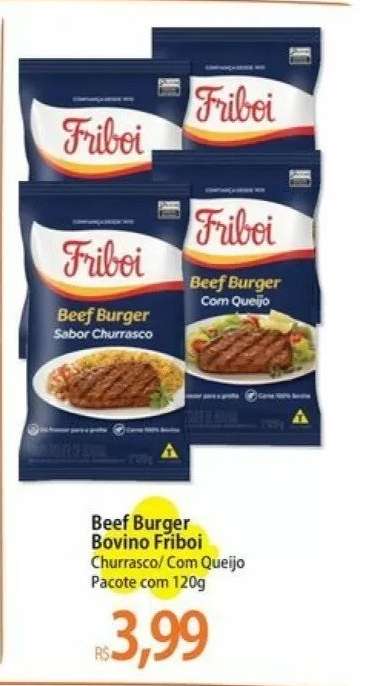 Beef Burger Bovino Friboi