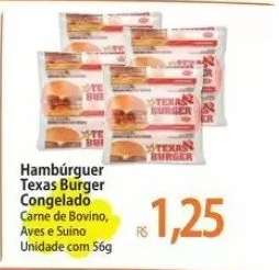 Hambúrguer Texas Burger Congelado