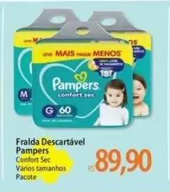 Fralda Descartável Pampers