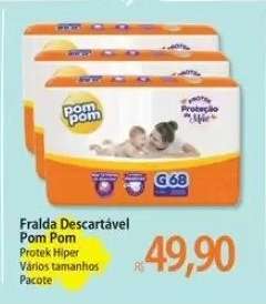 Fralda Descartável Pom Pom