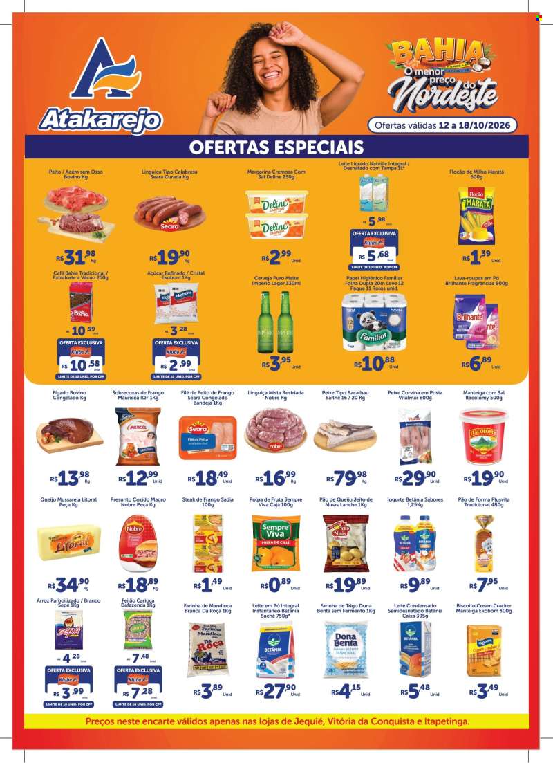 Folheto Atakadão Atakarejo - 12/10/2026 - 18/10/2026.