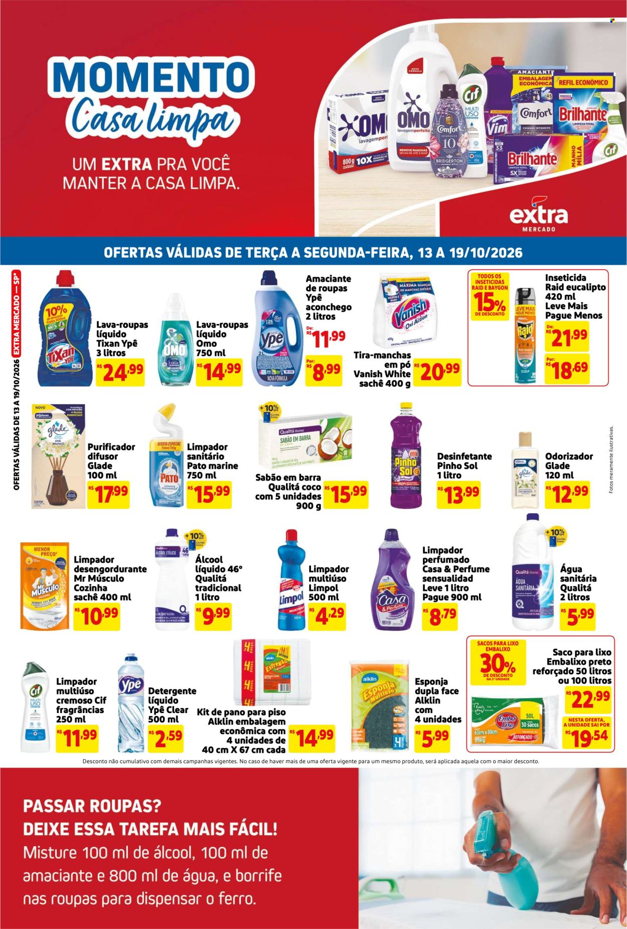 Folheto Mercado Extra - 13/10/2026 - 19/10/2026. Página 1