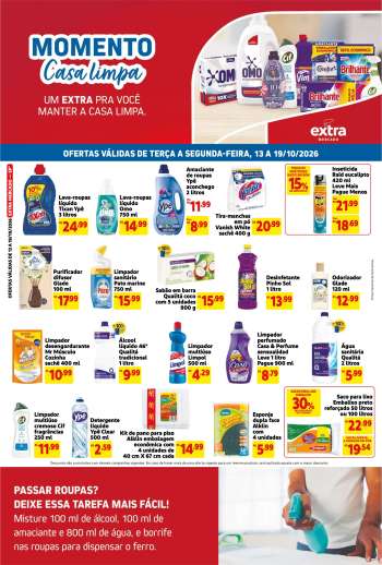 Folheto Mercado Extra - 13/10/2026 - 19/10/2026.