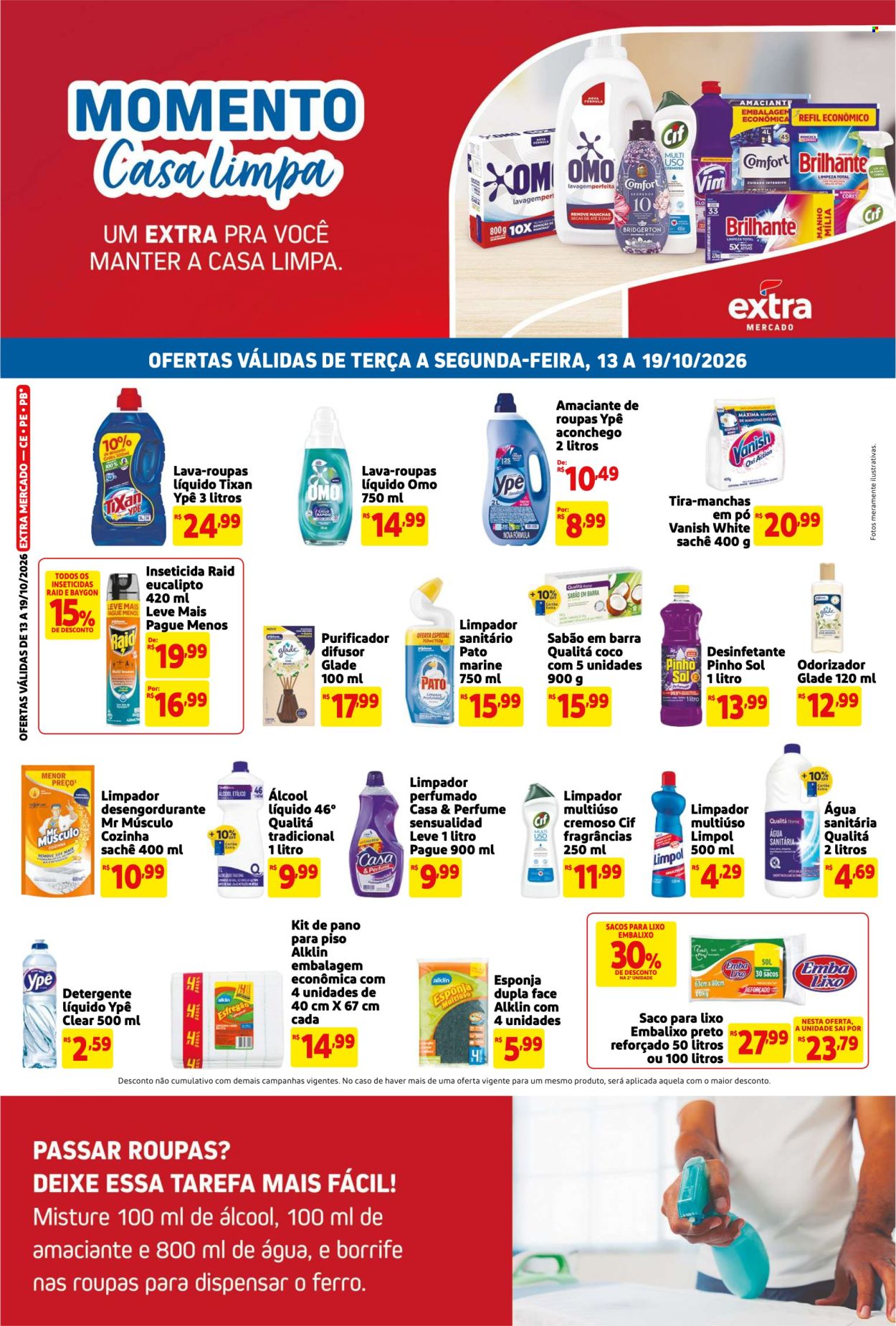 Folheto Mercado Extra - 13/10/2026 - 19/10/2026. Página 1