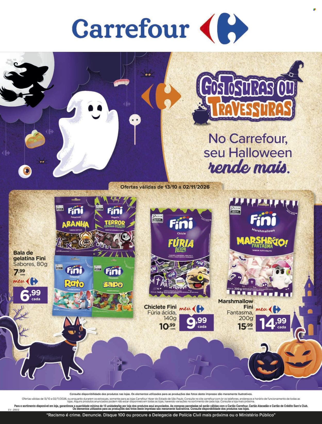 Folheto Carrefour - 13/10/2026 - 02/11/2026. Página 1