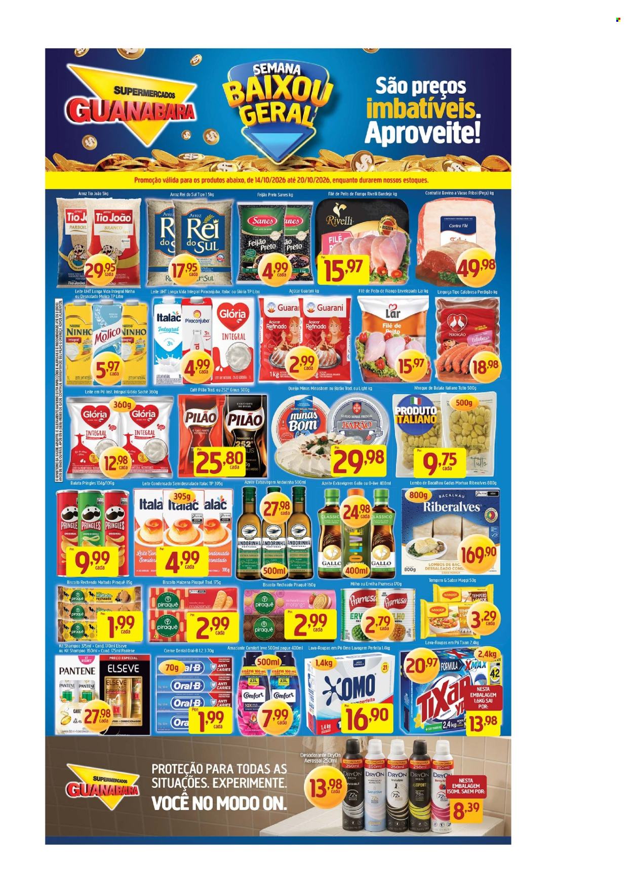 Folheto Supermercados Guanabara - 14/10/2026 - 20/10/2026. Página 1