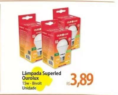 Lâmpada Superled Ourolux