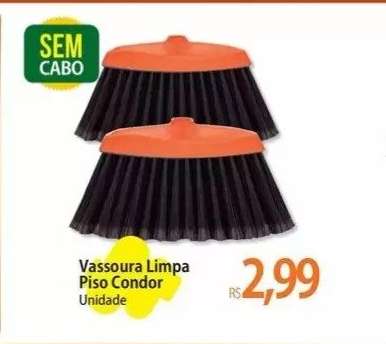 Vassoura Limpa Piso Condor