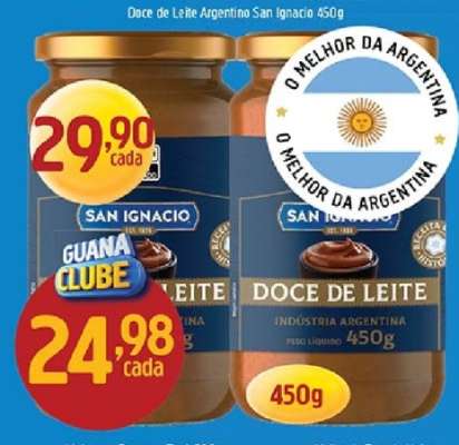 Doce de Leite Argentino San Ignacio 450g