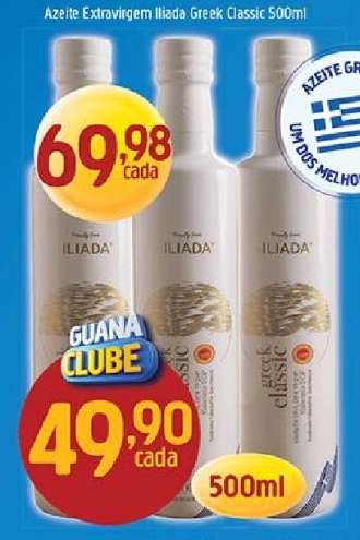 Azeite Extravirgem Iliada Greek Classic 500ml