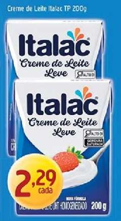 Creme de Leite Italac TP 200g