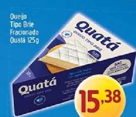 Queijo Tipo Brie Fracionado Quatá 125g