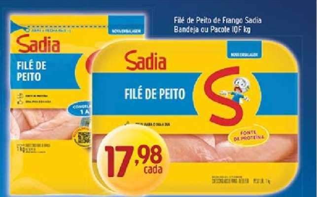 Filé de peito de frango Sadia