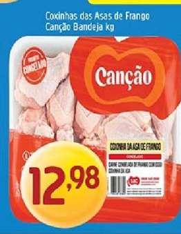 Coxinhas das Asas de Frango Canção Bandeja kg