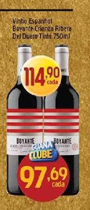 Vinho Espanhol Boyante Crianza Ribera Del Duero Tinto 750ml