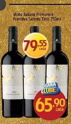 Vinho Italiano Primavoce Primitivo Salento Tinto 750ml