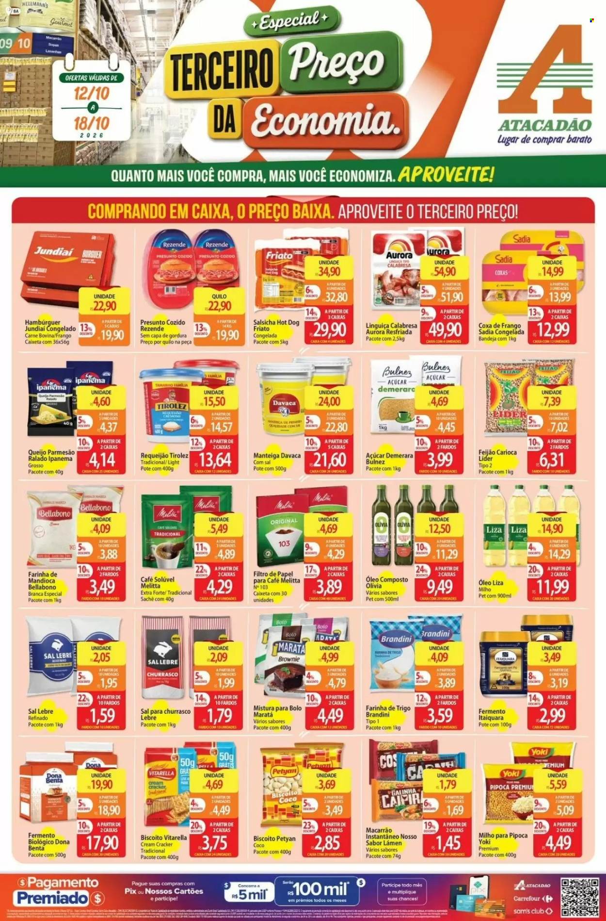 Folheto Atacadão - 12/10/2026 - 18/10/2026. Página 1