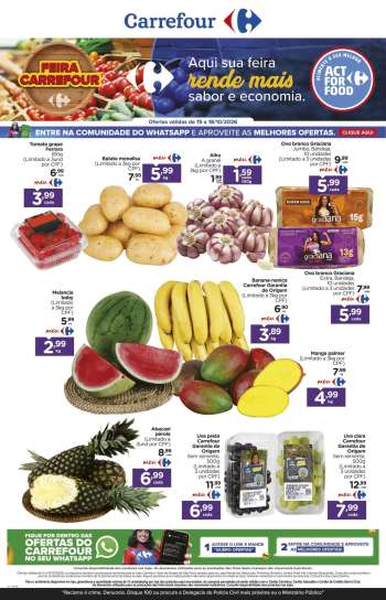 Folheto Carrefour - 15/10/2026 - 18/10/2026.